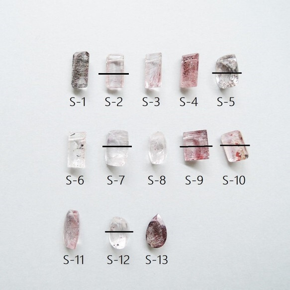 【S系列】Elestial石英趣味造型寶石項鍊，約40厘米，醫用級不銹鋼 第2張的照片