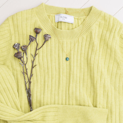 人気再入荷！【1点もの・選べる】希少石　フックサイト　（グリーンマイカ）　カボション　サージカルステンレスネックレス 12枚目の画像