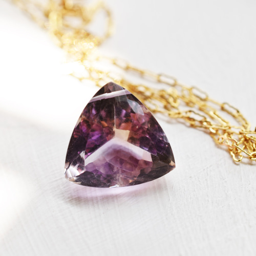 アメトリンペンダント宝石質、加熱無し