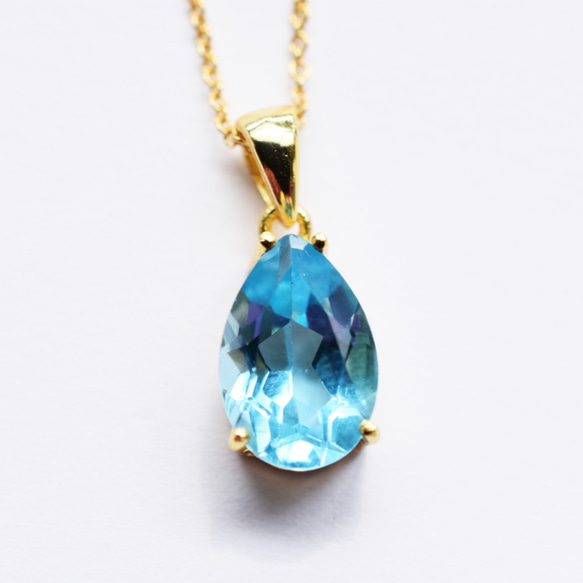 残り6・L】12mm大粒 スイスブルートパーズ 宝石用ルース