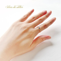 &lt;僅限1號！僅限13號&gt;珠寶露絲倫敦藍色黃玉橢圓形14 KGF緊身戒指（戒指） 第5張的照片