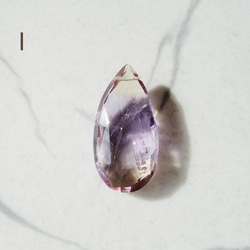 [單點選擇]特大玻利維亞非加熱紫黃晶梨形14kgf項鍊，長約50cm 第6張的照片