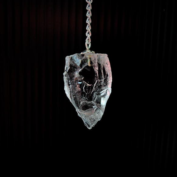 銷售超過 100 [僅限數量] 稀有 ♪ 喜馬拉雅水晶大粒粗岩銀擺 第2張的照片