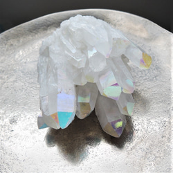 【1点もの・浄化お守り】超大粒　オーラクリスタル（水晶）　結晶クラスター　本州ゆうパック送料込み（16） 2枚目の画像