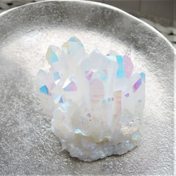 【1点もの・浄化お守り】超大粒　オーラクリスタル（水晶）　結晶クラスター　本州ゆうパック送料込み（6） 2枚目の画像