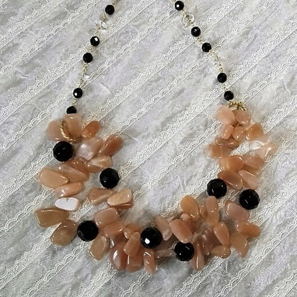 天然石ボリュームネックレス ネックレス・ペンダント ateliersumi 通販  