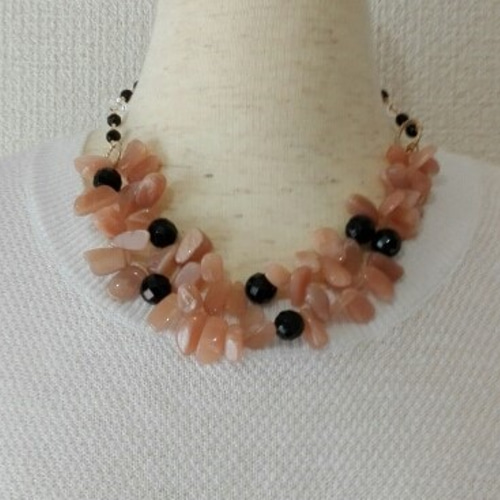 天然石ボリュームネックレス ネックレス・ペンダント ateliersumi 通販  