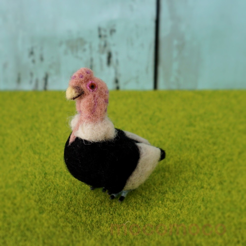 【受注制作作品】もこもこマスコット・U動物園シリーズ・コンドルのセイル　☆あかころ☆akatin☆