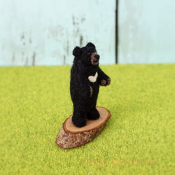[訂製作品] 毛茸茸的吉祥物U動物園系列黑熊布魯諾☆Akakoro☆akatin☆ 第2張的照片