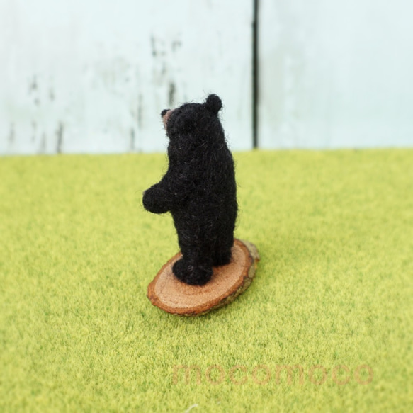 [訂製作品] 毛茸茸的吉祥物U動物園系列黑熊布魯諾☆Akakoro☆akatin☆ 第6張的照片