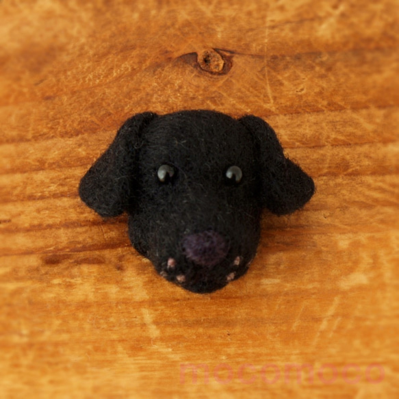 毛氈批量拉布拉多犬（黑色） 第1張的照片