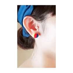 [定做] Felting Earrings Dachshund ☆ Wool Felting ☆ Akakoro ☆ akati 第2張的照片