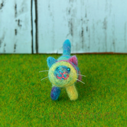 [定製作品] 蓬鬆的吉祥物彩虹貓 Nijita 第2張的照片