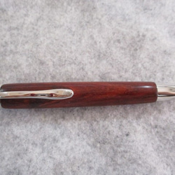 印度小葉金星紫檀 キヌカ仕上げ 回転式ロングパトリオットボールペン