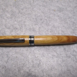 ワイルドオリーブウッド　椿油仕上げ　回転式ヨーロピアンボールペン　　　 1枚目の画像