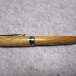ワイルドオリーブウッド　椿油仕上げ　回転式ヨーロピアンボールペン　　　 4枚目の画像