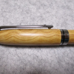 ワイルドオリーブウッド　椿油仕上げ　回転式ヨーロピアンボールペン　　　 8枚目の画像