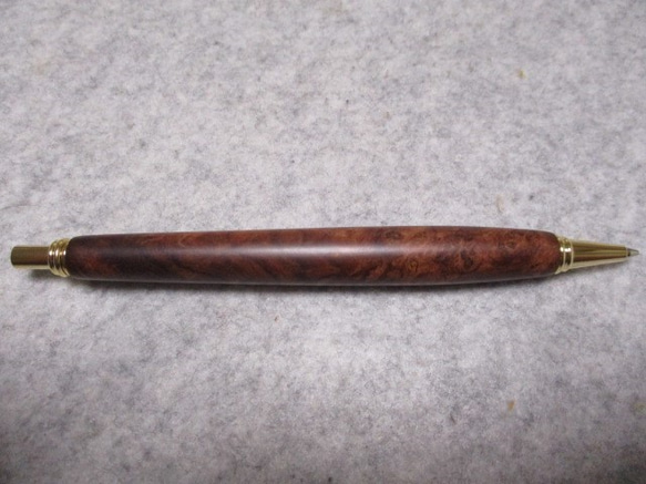 ローズウッドバール　キヌカオイル仕上げ　ワンピースタイプのシャープペンシル(0.5ミリ用)　　　 3枚目の画像