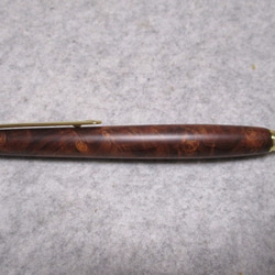ローズウッドバール　キヌカオイル仕上げ　ワンピースタイプのシャープペンシル(0.5ミリ用)　　　 4枚目の画像
