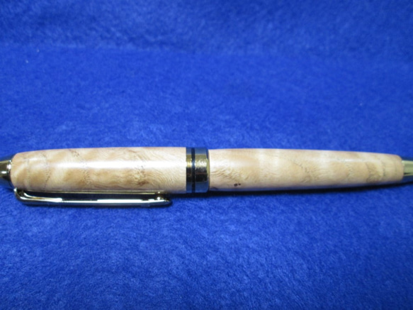 栗瘤　トラ杢　回転式ヨーロピアンボールペン　 3枚目の画像