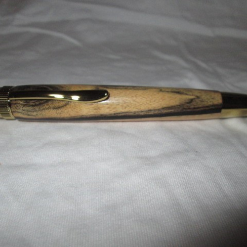 斑入り黒檀（ブラック＆ホワイトエボニー） ロングパトリオット