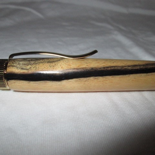 斑入り黒檀（ブラック＆ホワイトエボニー） ロングパトリオット