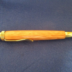 オーク材　ウィスキー樽　回転式　ロングパトリオットボールペン　　 2枚目の画像