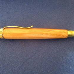 オーク材　ウィスキー樽　回転式　ロングパトリオットボールペン　　 4枚目の画像