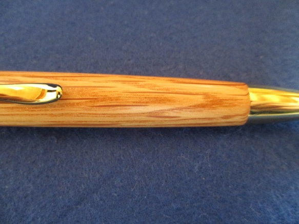 オーク材　ウィスキー樽　回転式　ロングパトリオットボールペン　　 5枚目の画像