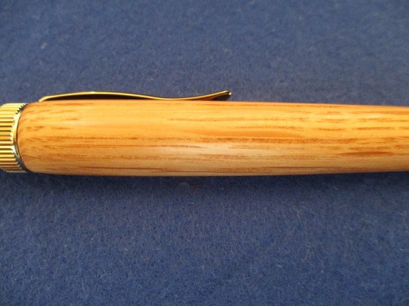 オーク材　ウィスキー樽　回転式　ロングパトリオットボールペン　　 7枚目の画像