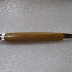 香木　白檀　木地仕上げ　回転式ロングパトリオットボールペン 　　 3枚目の画像