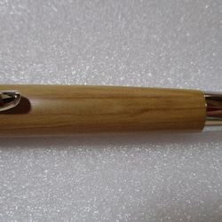 香木　白檀　木地仕上げ　回転式ロングパトリオットボールペン 　　 5枚目の画像