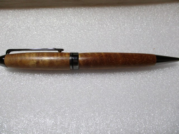 ハワイアンコア　カーリー杢　回転式ヨーロピアンボールペン　　　 3枚目の画像