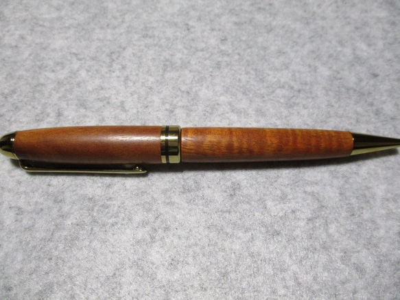 ハワイアンコア　カーリー杢　回転式　ヨーロピアンボールペン　 2枚目の画像