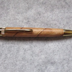 樫の木　縁起木　回転式ロングパトリオットボールペン　　　 1枚目の画像