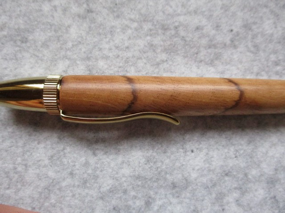 樫の木　縁起木　回転式ロングパトリオットボールペン　　　 5枚目の画像