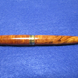 屋久杉泡瘤　ブドウ杢　ガラスコート仕上げ　回転式ヨーロピアンボールペン　　 3枚目の画像