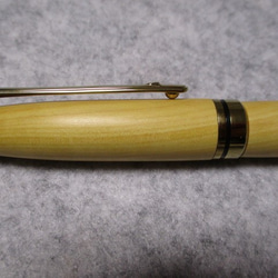 御蔵島黄楊　椿油仕上げ　回転式ヨーロピアンボールペン　　　 7枚目の画像