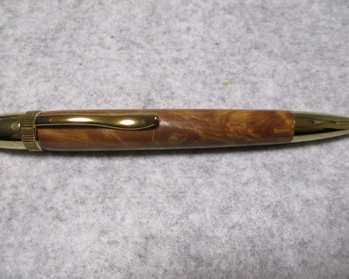 屋久杉 根杢 光明 ガラスコート仕上げ 回転式ロングパトリオット