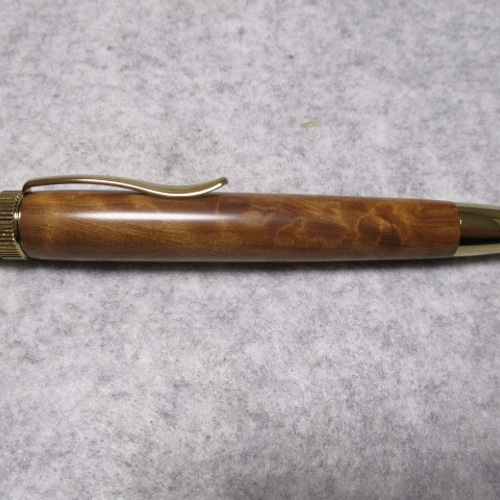 屋久杉 根杢 光明 ガラスコート仕上げ 回転式ロングパトリオット