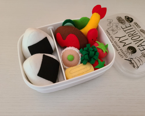 フェルト ままごと お弁当 セット おもちゃ・人形 rikyuna 通販