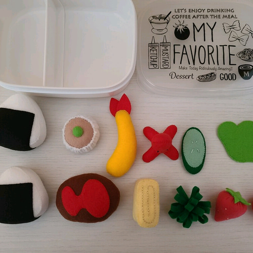 フェルト ままごと お弁当 セット おもちゃ・人形 rikyuna 通販