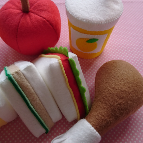 フェルト ままごと サンドイッチ セット おもちゃ・人形 rikyuna 通販