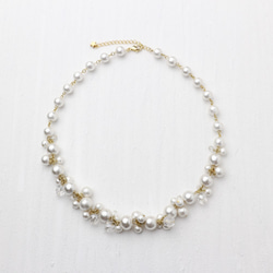 Cotton Pearl Necklace 第4張的照片
