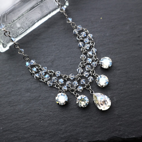 Crystal glass beads Necklace 第3張的照片