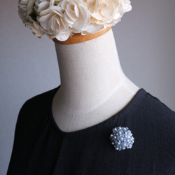 Hydrangea Brooch(Blue) 第9張的照片