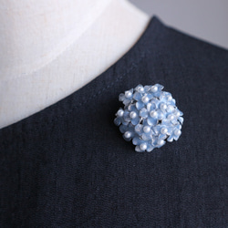 Hydrangea Brooch(Blue) 第10張的照片