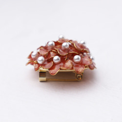 Hydrangea Brooch(Pink) 第5張的照片