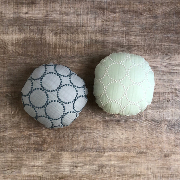 tambourine ころころクッション(S,mint×lightgray) ミナ