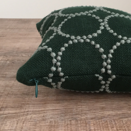 tambourine ミニクッション 20×20 (green) ミナペルホネン